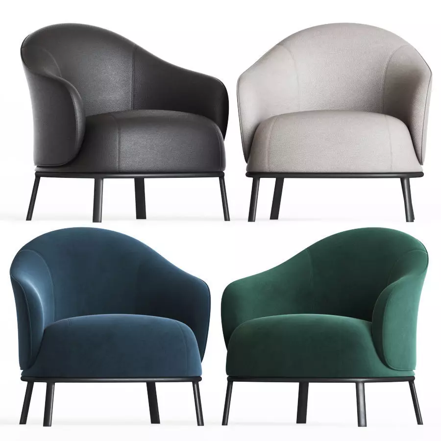 Natuzzi Botanic Armchair 3D model