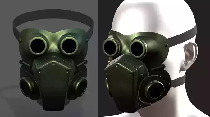 Mask helmet scifi military futuristic 