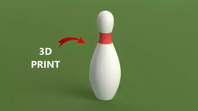 3D print Bowling Pins 3D print model