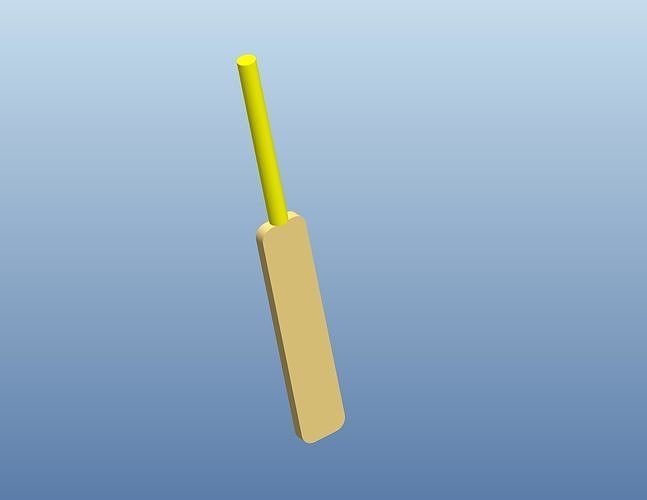 Cricket Bat 3D print model