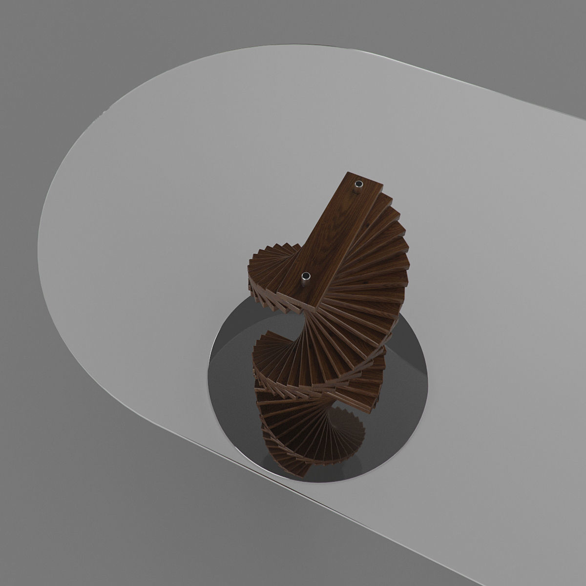 Big Firenze Table Round Edge 3D model_8