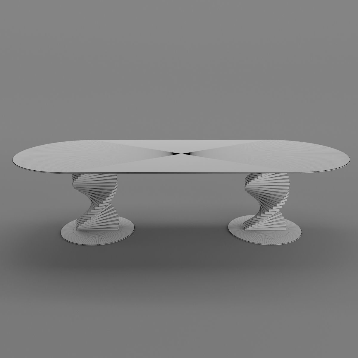 Big Firenze Table Round Edge 3D model_16
