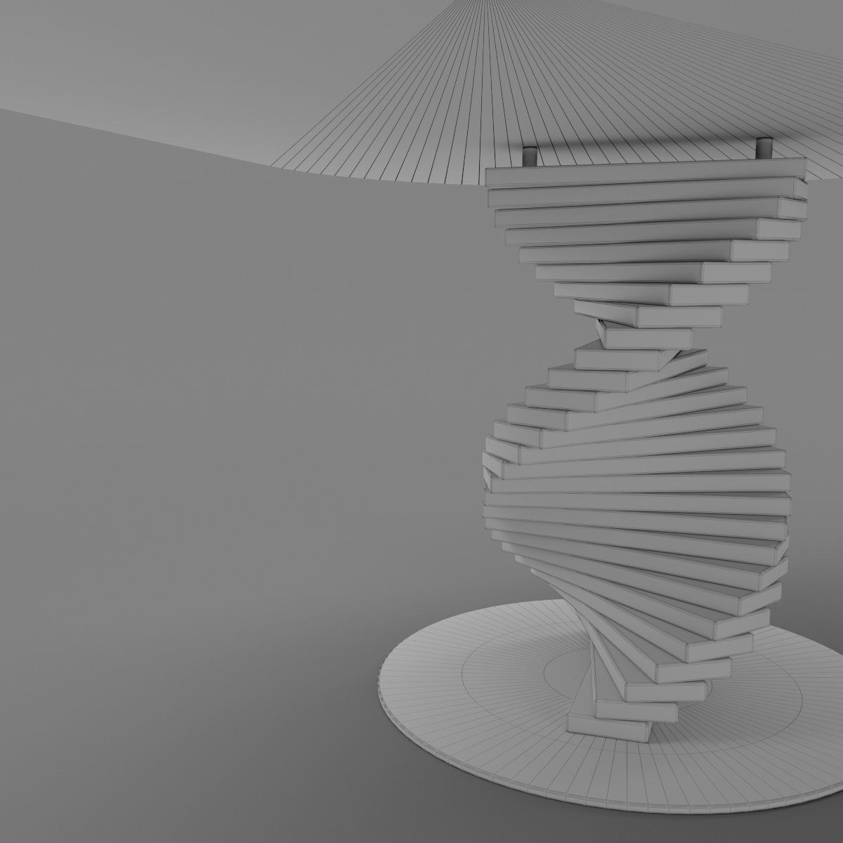 Big Firenze Table Round Edge 3D model_17