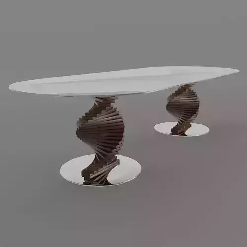 Big Firenze Table Round Edge