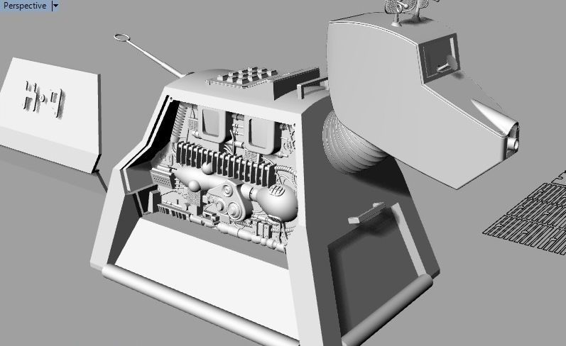 Doctor Who K9 MkIII  3D print model_1