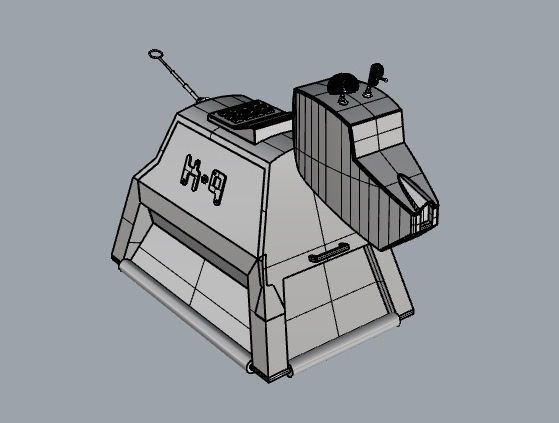 Doctor Who K9 MkIII  3D print model_2