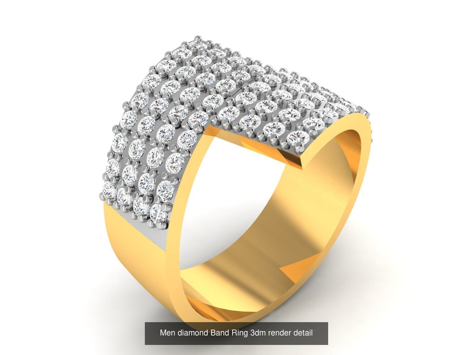 29 Male ring 3dm render detail 3D print model  3D Model Collection_32