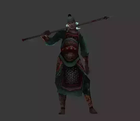 Marine model chinese warrior