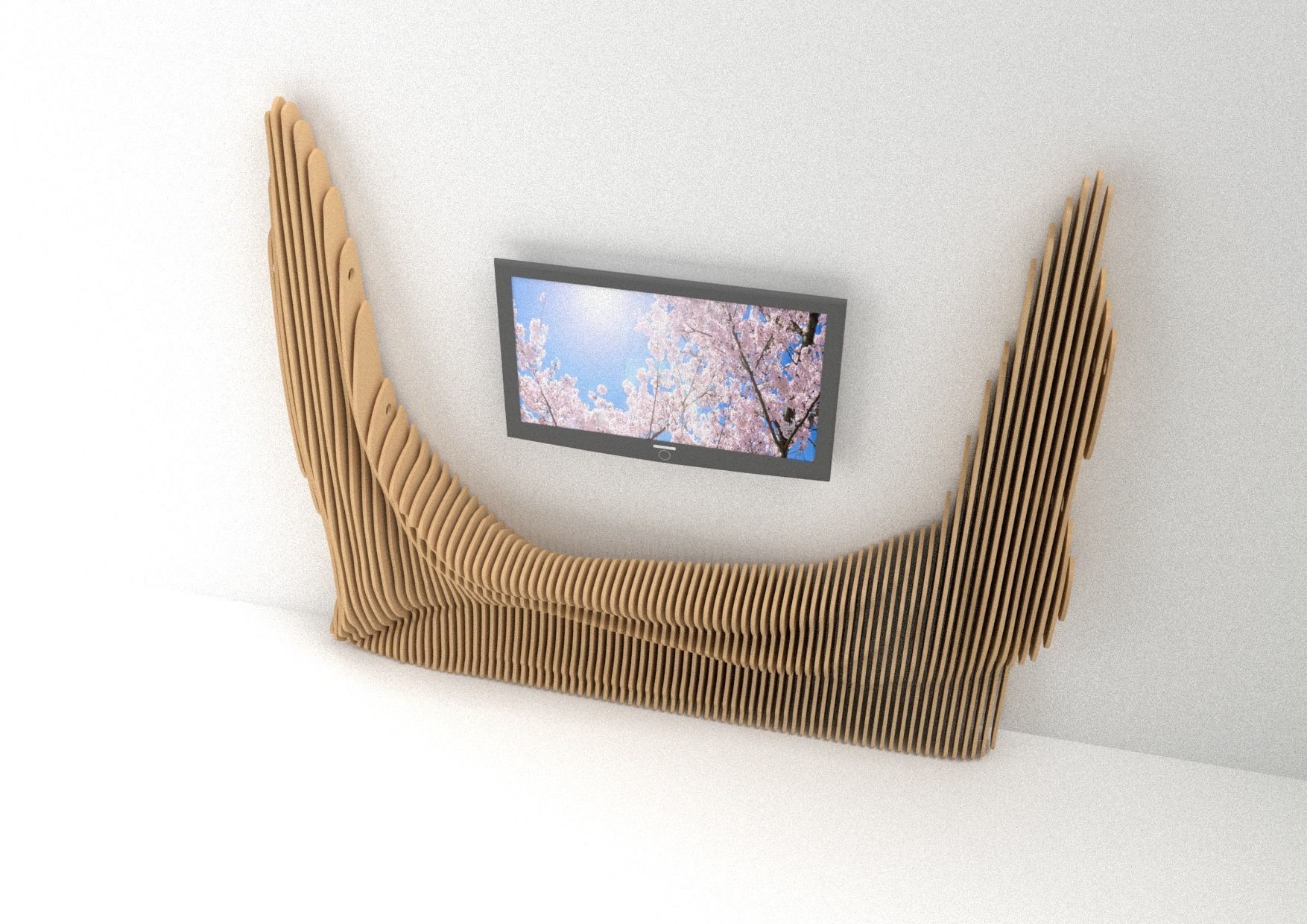 Parametric TV 3D model 03 3D model_3