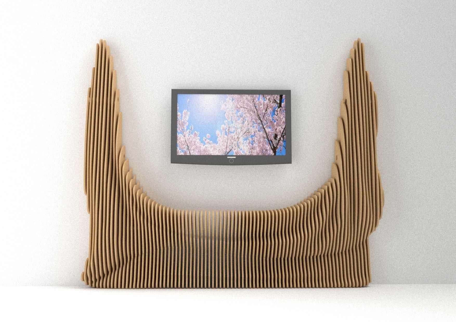 Parametric TV 3D model 03 3D model_2