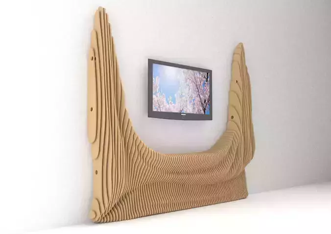Parametric TV 3D model 03