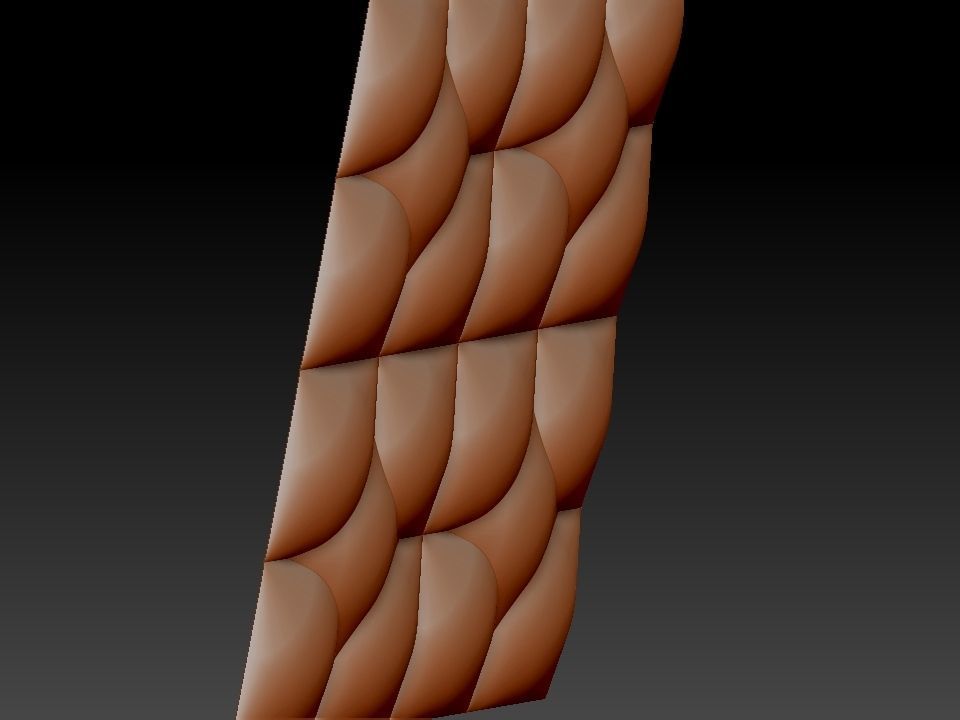 3D WALLPANEL 600MM x 600MM 3D model_14