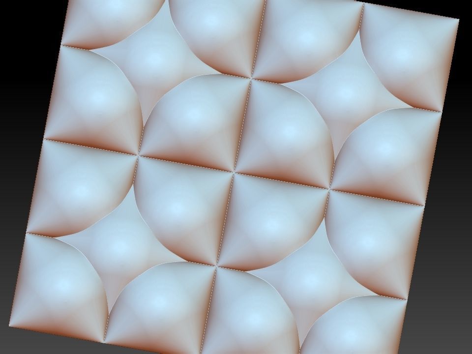 3D WALLPANEL 600MM x 600MM 3D model_9