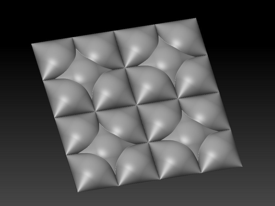 3D WALLPANEL 600MM x 600MM 3D model_21