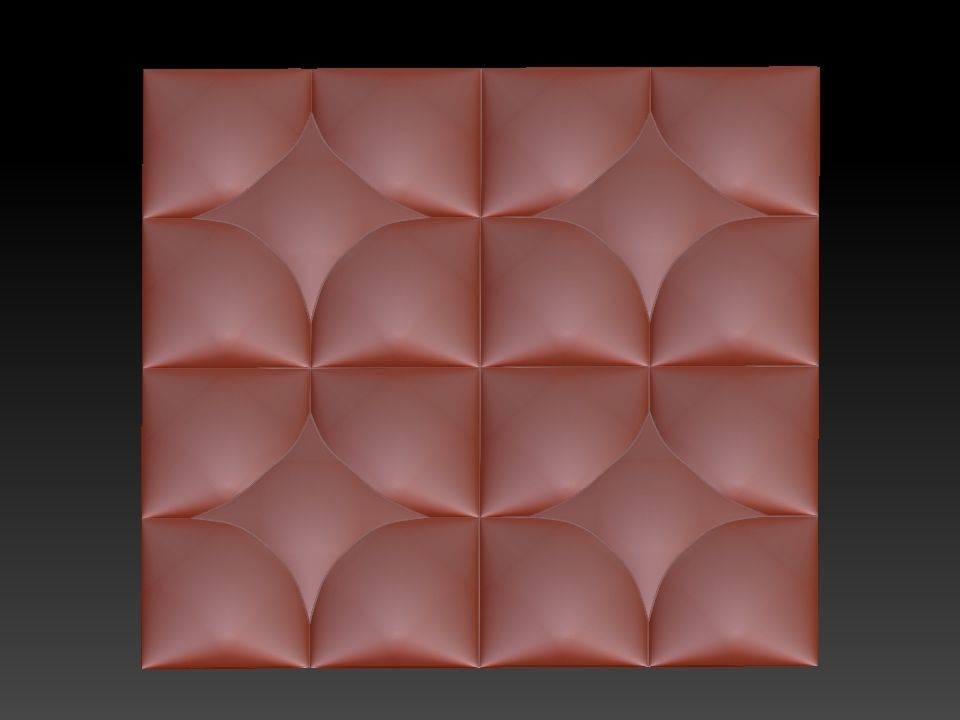 3D WALLPANEL 600MM x 600MM 3D model_13