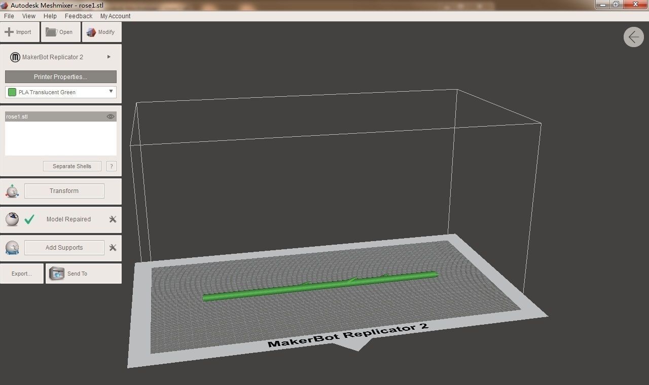 rose computer screen showing circle 3D print model_4