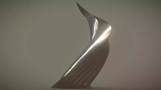 Twisted Layered Tower Bronze