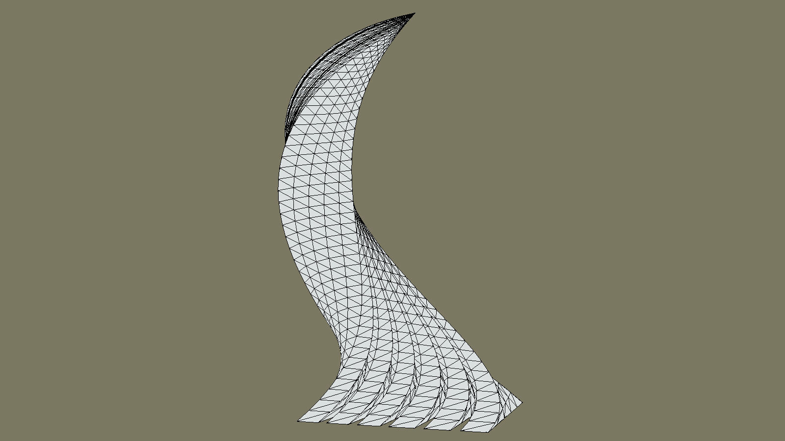 Twisted Layered Tower Bronze 3D model_12