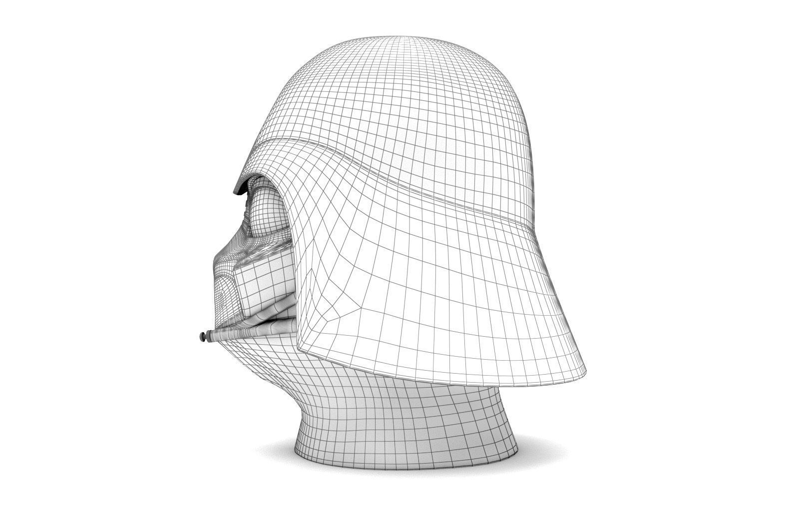 Darth Vader helmet high definition mesh 3D model | CGTrader