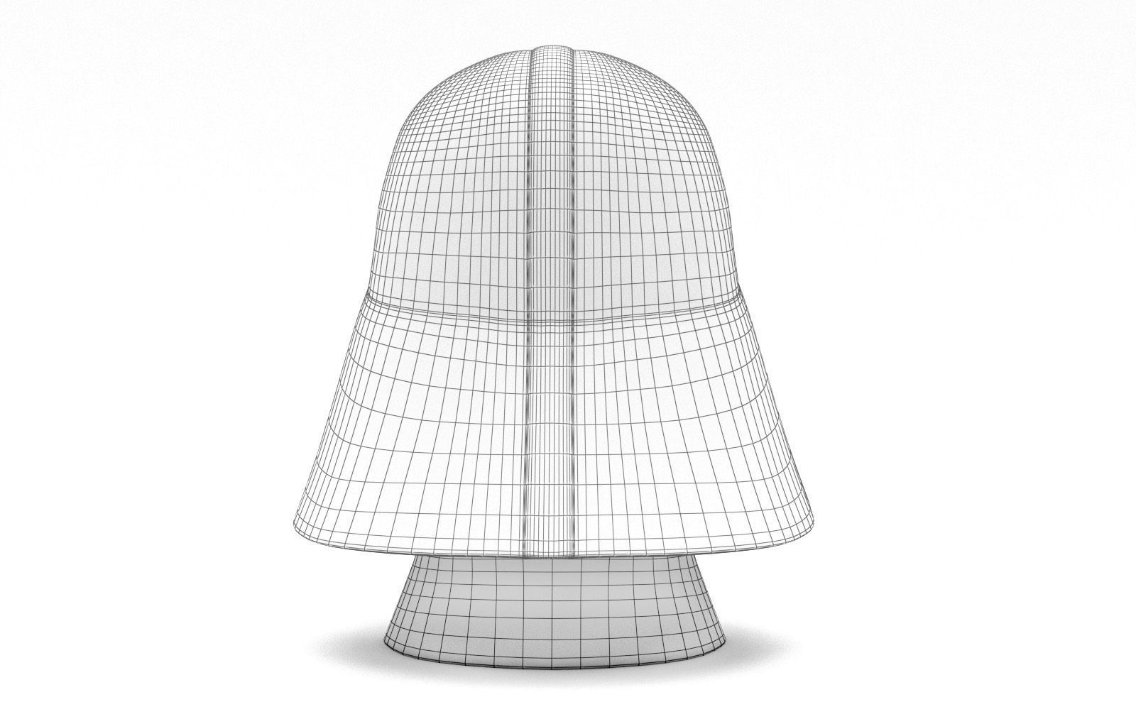 Darth Vader helmet high definition mesh 3D model_7