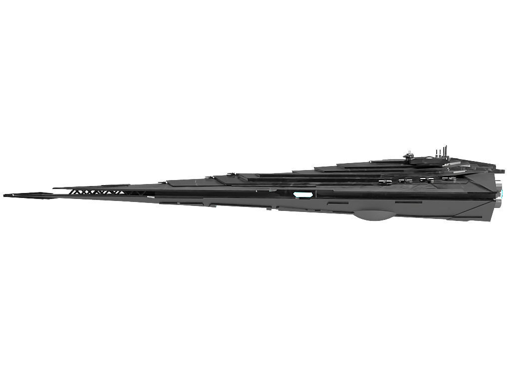 First Order Star Destroyer 3D model_3