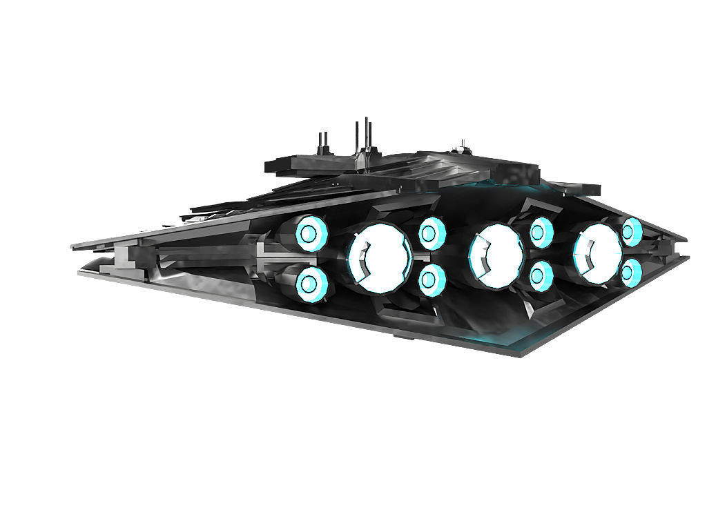 First Order Star Destroyer 3D model_4