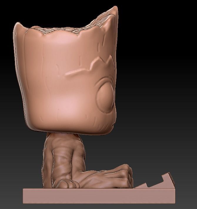 Groot phone holder - guardians of the galaxy 3D print model_9
