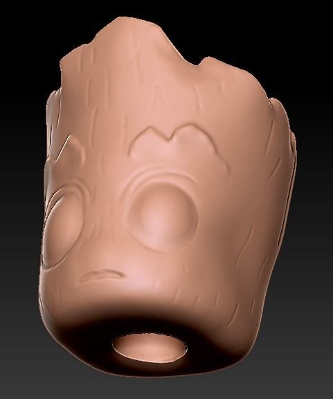 Groot phone holder - guardians of the galaxy 3D print model_4