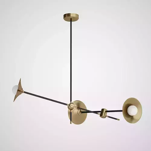 Hanging Lamp Skew Copper Lamp