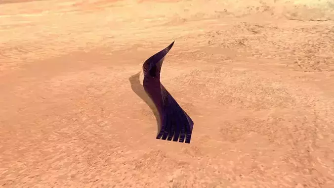 Twisted Layered Tower Futuristic