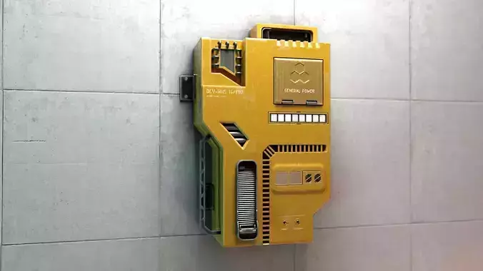 Scifi Closet PBR Low Poly