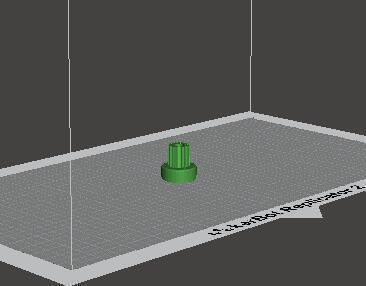 gear 3D room with bucket in it 3D print model_9