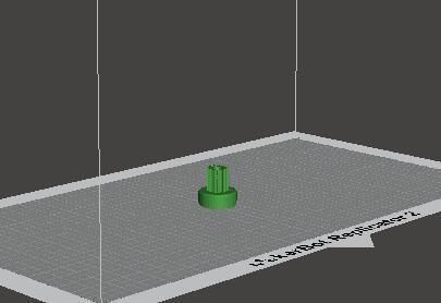 gear 3D room with bucket in it 3D print model_1