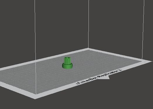gear 3D room with bucket in it 3D print model_3