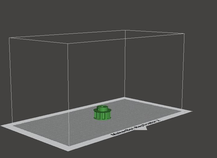 gear 3D room with bucket in it 3D print model_15