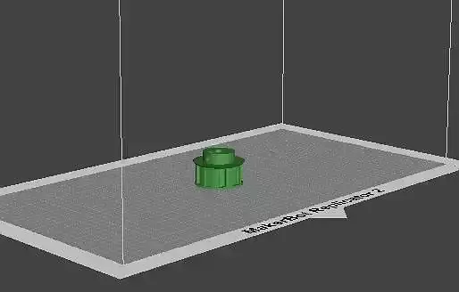 gear 3D room with bucket in it 3D print model