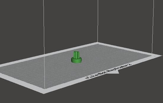 gear 3D room with bucket in it 3D print model_5