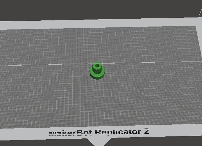 gear 3D room with bucket in it 3D print model_7