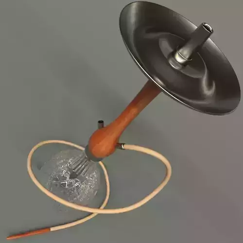 Hookah with wooden handle