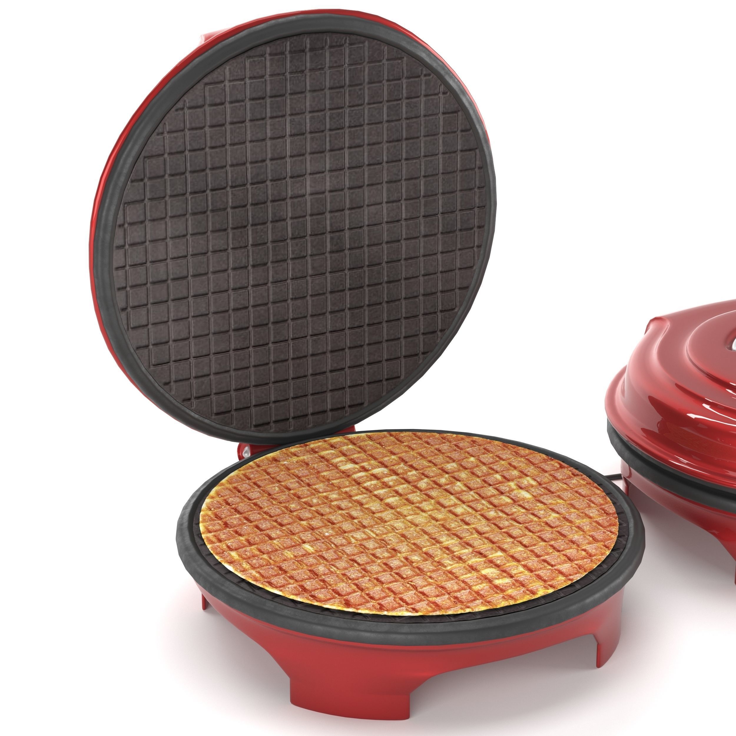 Waffle maker 3D model_13