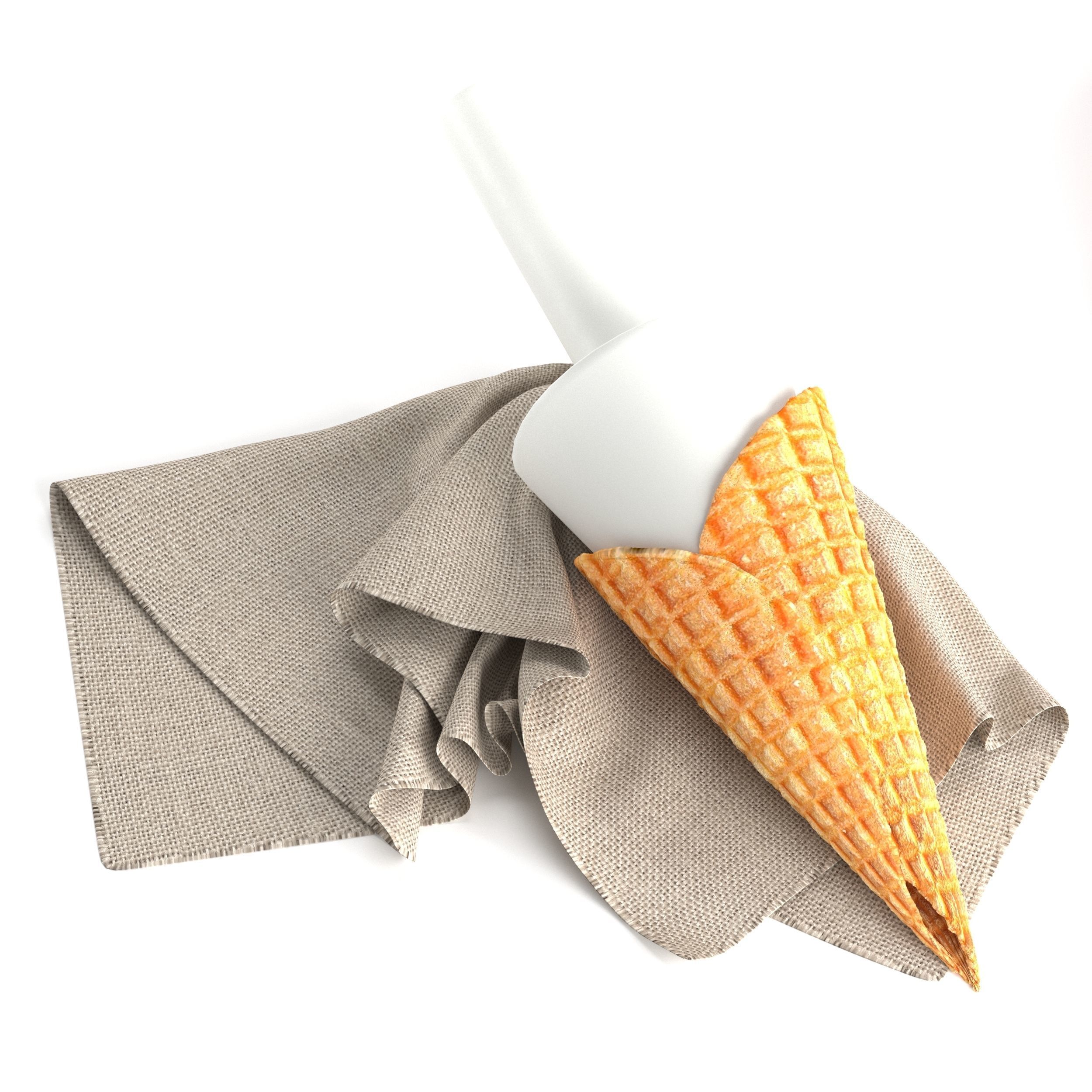 Waffle maker 3D model_4