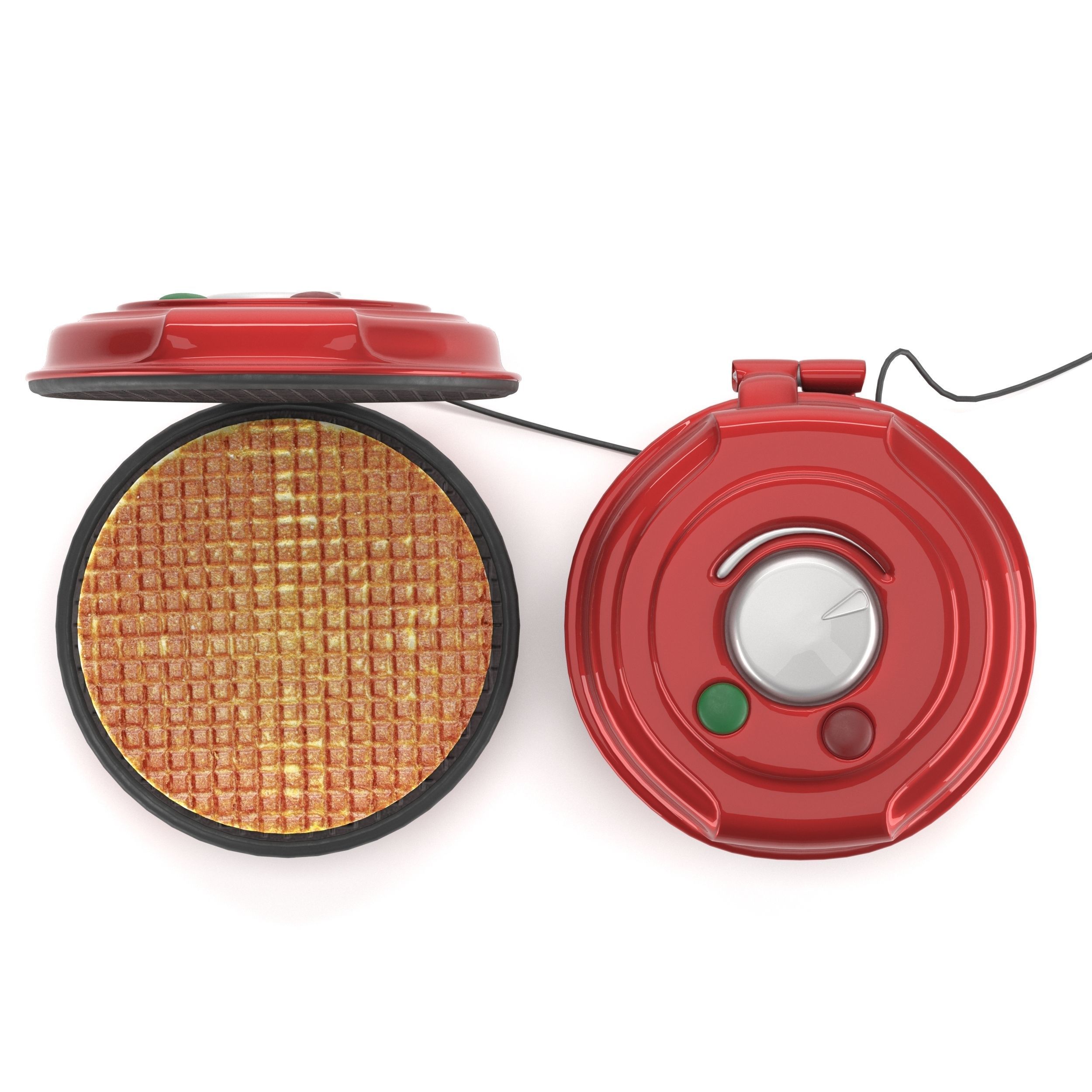 Waffle maker 3D model_5