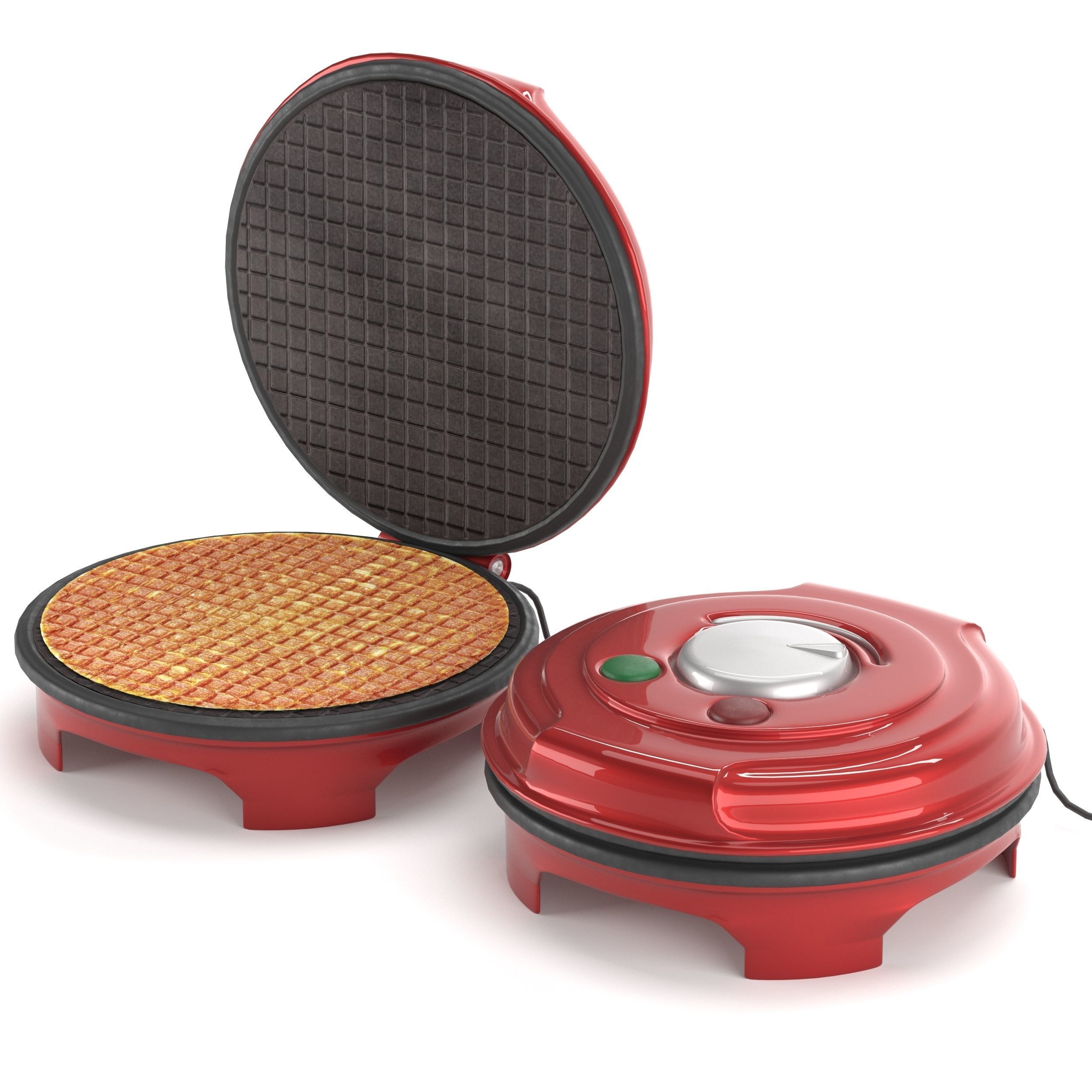 Waffle maker 3D model_2