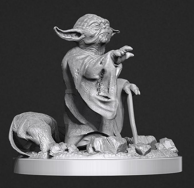 Yoda - The Force 3D model_2