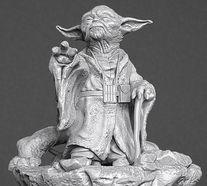 Yoda - The Force 3D model_1