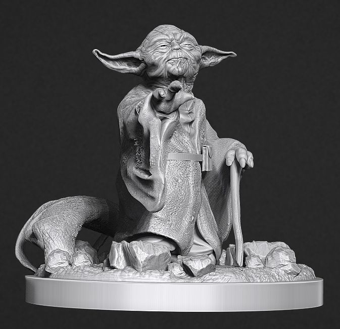 Yoda - The Force 3D model_8