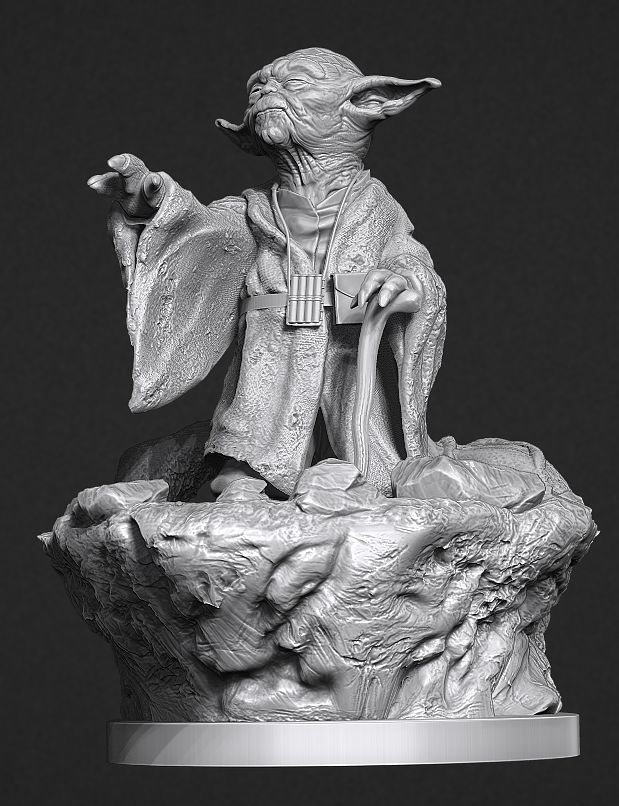 Yoda - The Force 3D model_3