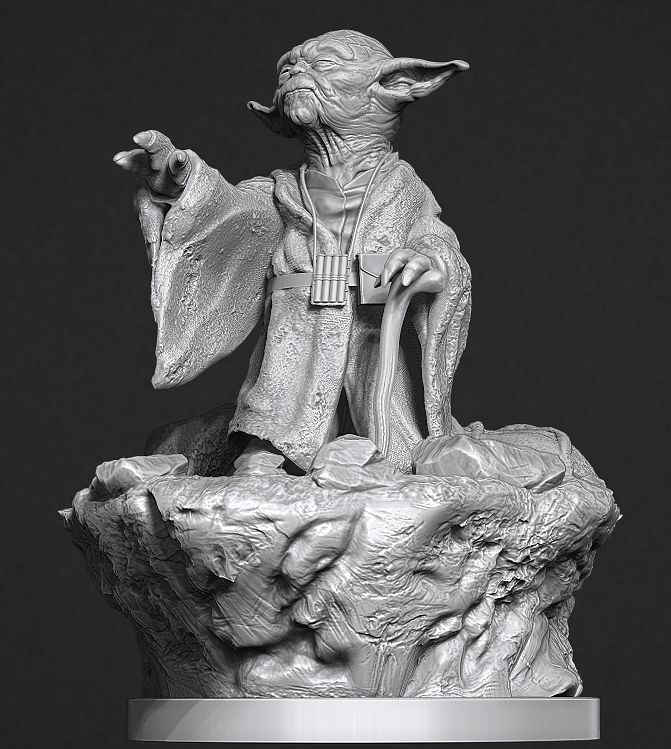 Yoda - The Force 3D model_11