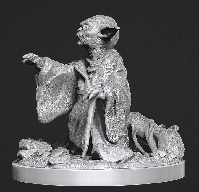Yoda - The Force 3D model_9