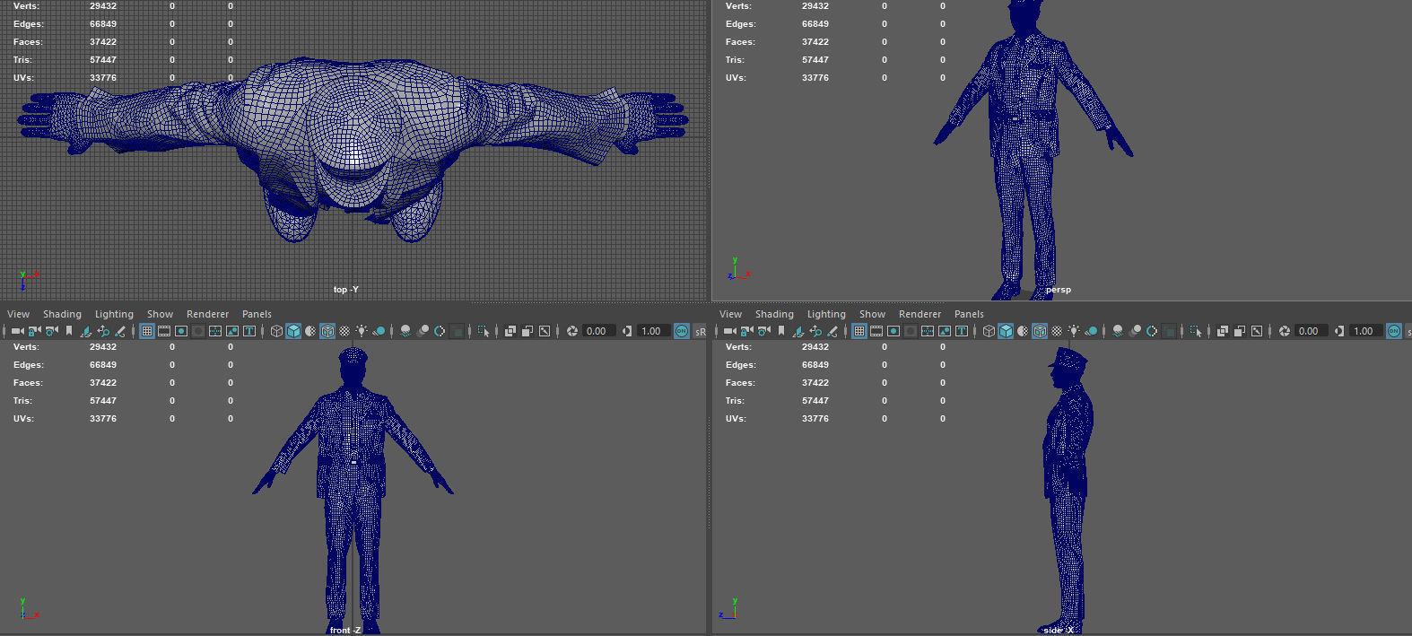 DRIVER man in suit and tie 3D model_10